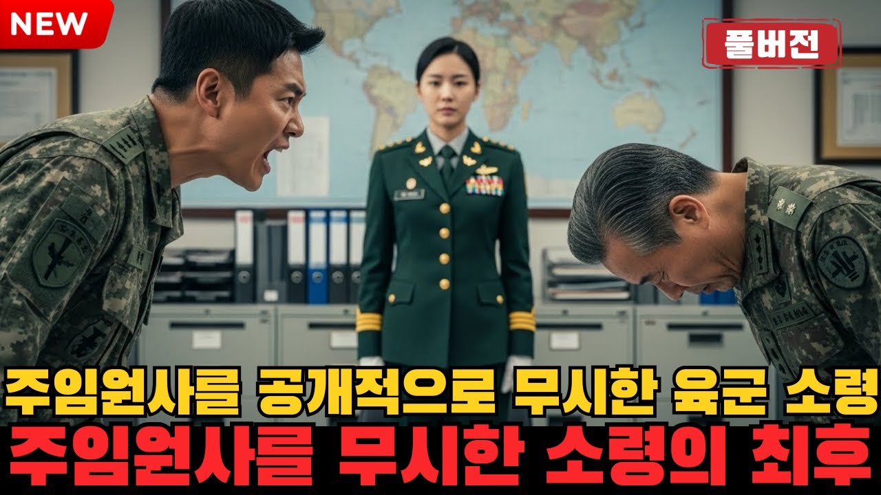 707특임대 출신 최연소 준장 앞에서 주임원사를 공개적으로 무시한 육군 소령… 다음 날 군단장 앞에서 드러난 역대급 참교육