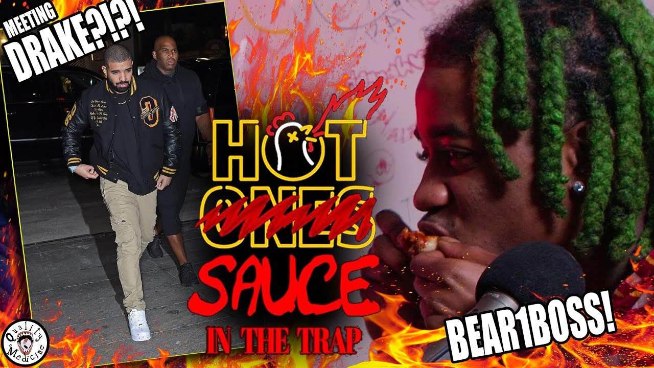 Bear1boss reveals SHOCKING encounter with Drake, while eating world hottest sauce!