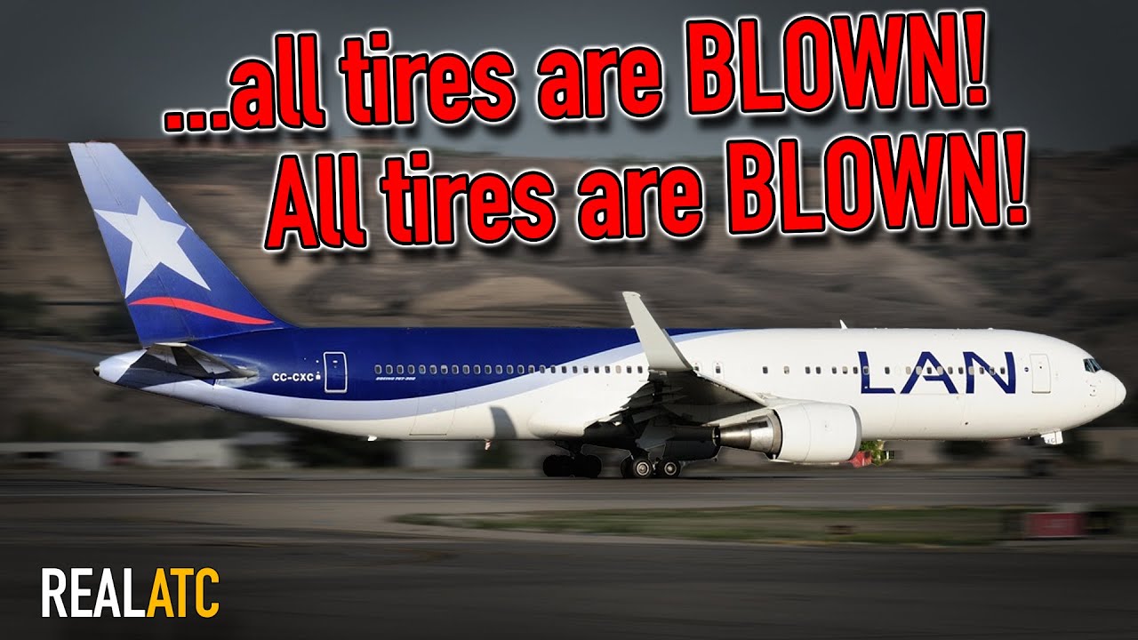 Жесткая посадка самолета Boeing 767 авиакомпании LATAM привела к возникновению чрезвычайной ситуа...