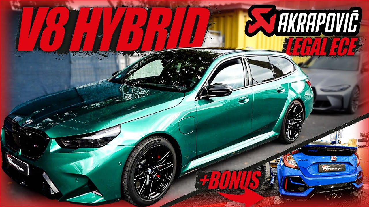 LEGALE AKRAPOVIC Titan Abgasanlage passend für BMW M5 G99 Touring +  fettes BONUS Material  🌪  🌪  🌪