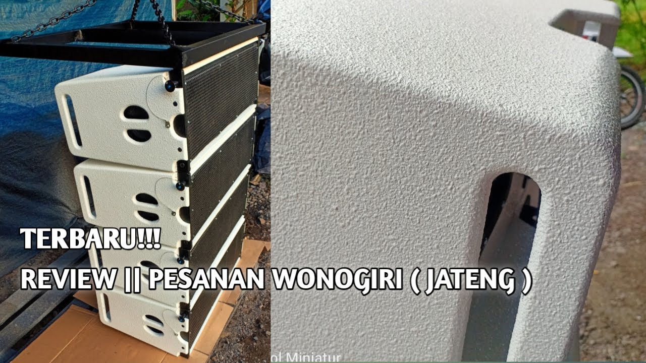 MODEL TERBARU!!! REVIEW LINE ARRAY 8INCH (pesanan wonogiri_jateng)