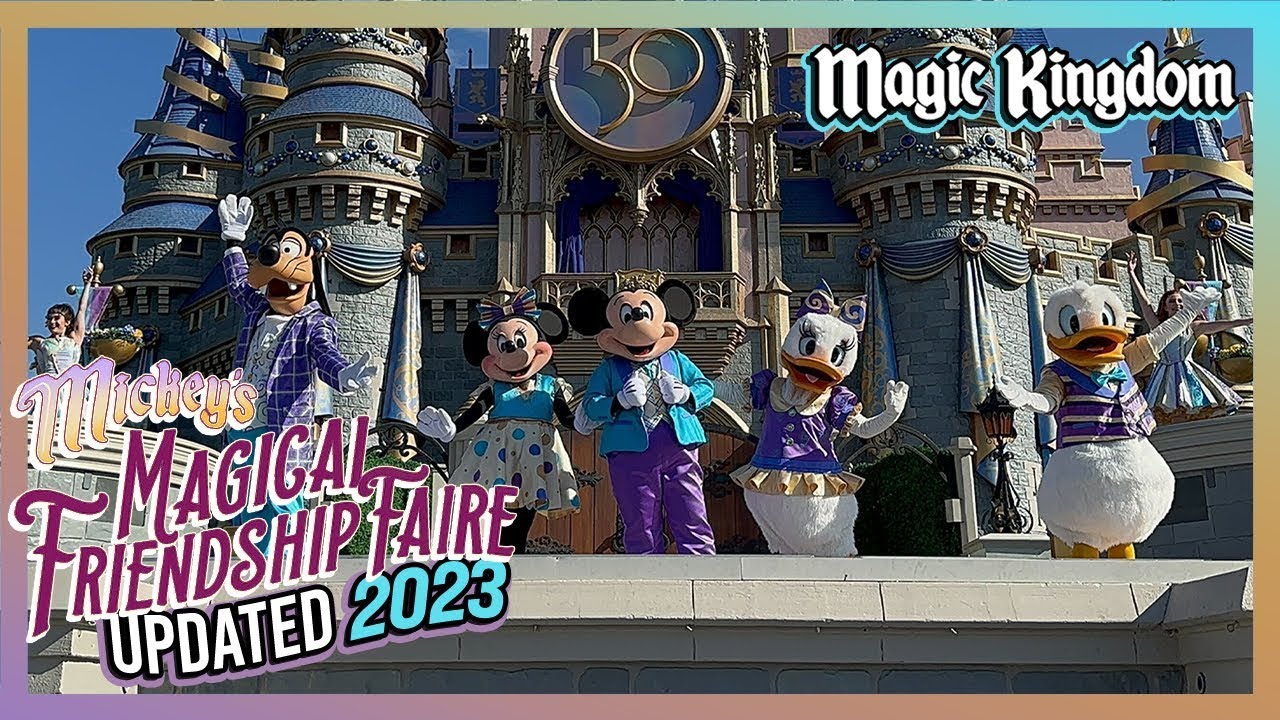 Mickey's Magical Friendship Faire Cinderella Castle Stage Show  - Magic Kingdom 2023