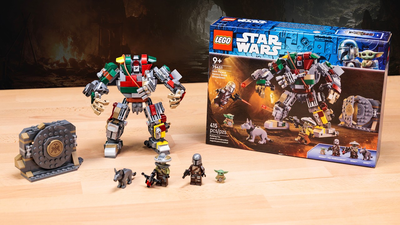 Обзор LEGO Star Wars &laquo;Противостояние часовых дроидов во дворце Хатта&raquo; | Набор 75451