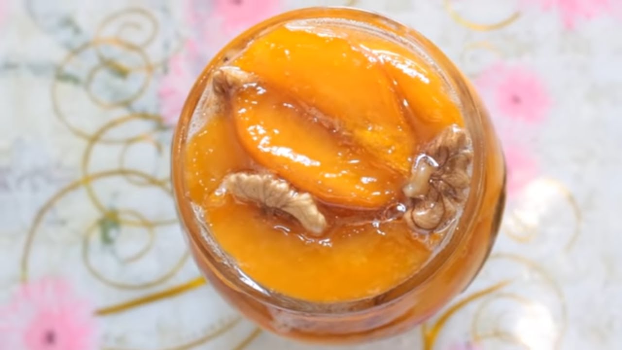ВАРЕНЬЕ из ПЕРСИКОВ НА ЗИМУ -по Азербайджански! 😋 Şəftəli Mürəbbəsi 🍑Azerbaijani Peach Jam
