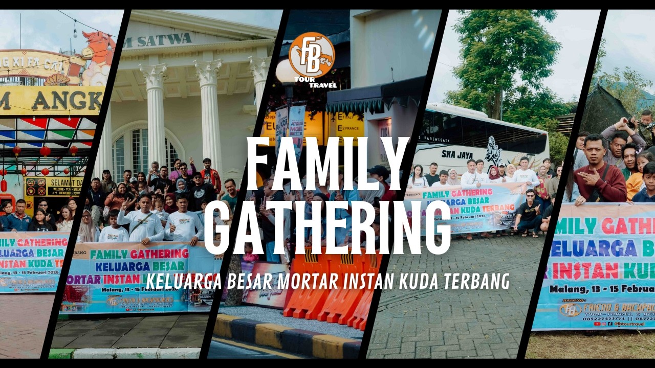 FAMILY GATHERING - KELUARGA BESAR MORTAR INSTAN KUDA TERBANG