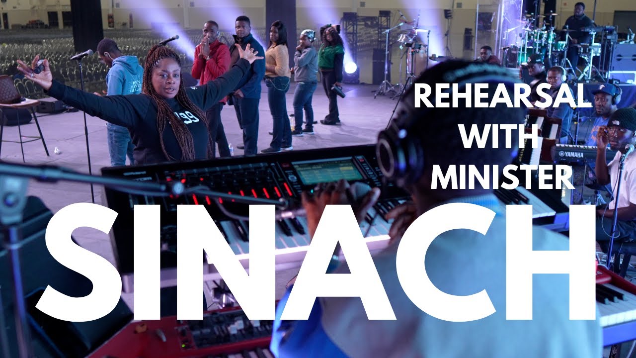 Min. Sinach at Rehearsal for the Biggest Gospel Concert in Western Canada