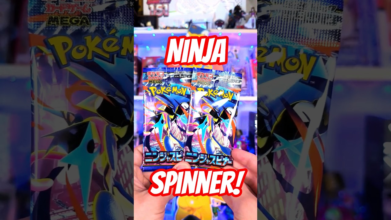 NEW Ninja Spinner Pokemon Card set! #pokemoncards #pokemontcg #pokemon #packopening #shorts #tcg