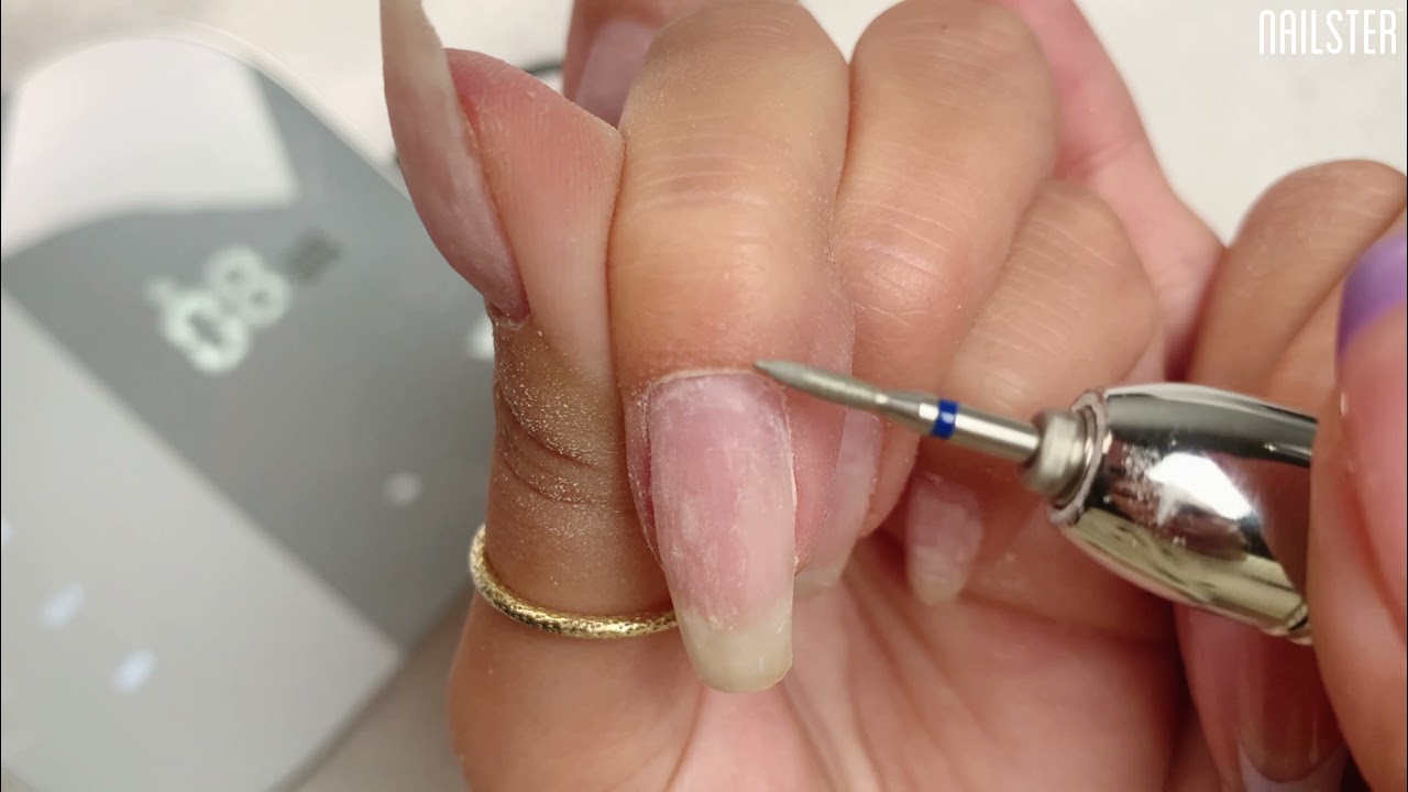 Prep/Forberedelse med Elektrisk Neglefil - Lær at preppe neglene med Nailster El Neglefil
