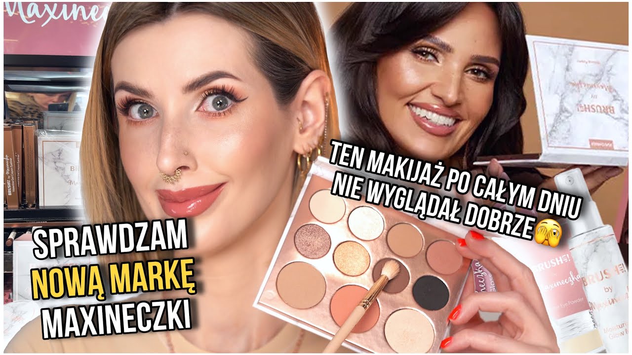 SPRAWDZAM BrushUP! by Maxineczka- Niektóre rzeczy są super, a niektóre ZRUJNOWAŁY mój makijaż🥲