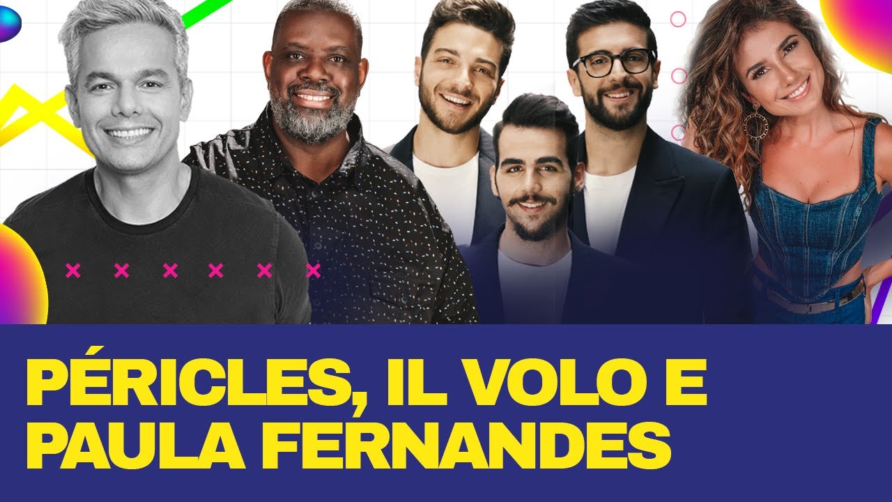 Otalab recebe Péricles, o trio italiano Il Volo e Paula Fernandes