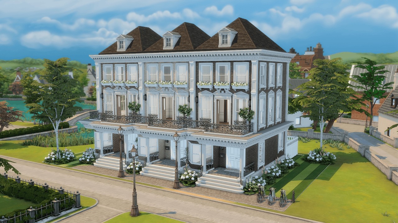 Kensington Townhouses | The Sims 4 Speed Build