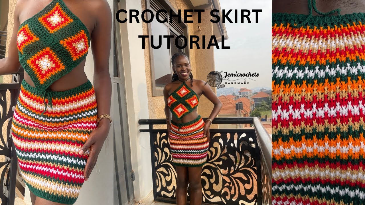 CROCHET SKIRT FOR EVERY BODY TYPE. TUTORIAL🧶/Beginner-Friendly