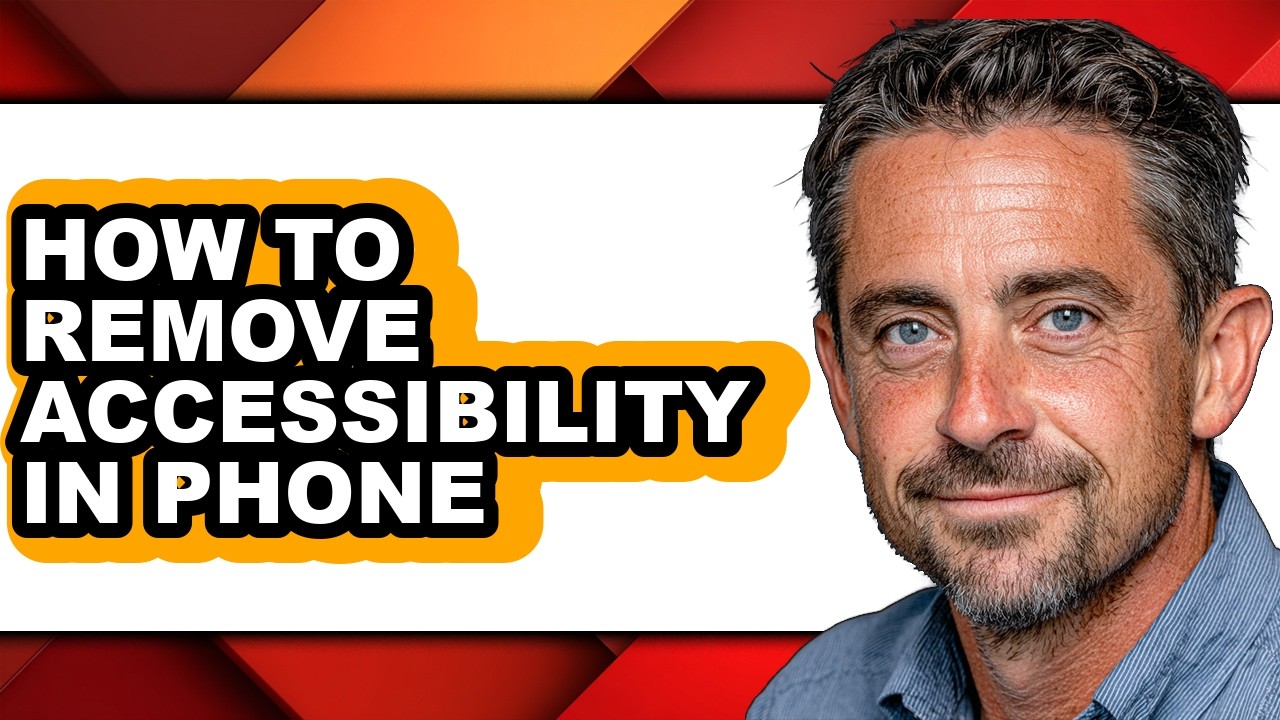 How to Remove Accessibility in Phone (easy Method)