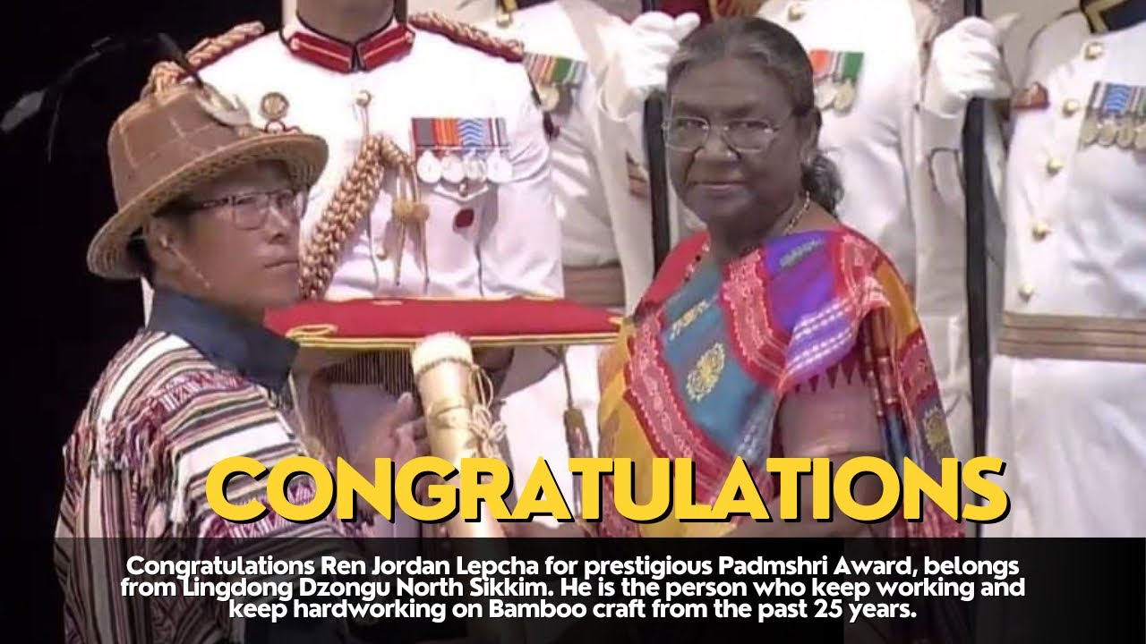 Padma Shri Award 2024 | Jorden Lepcha