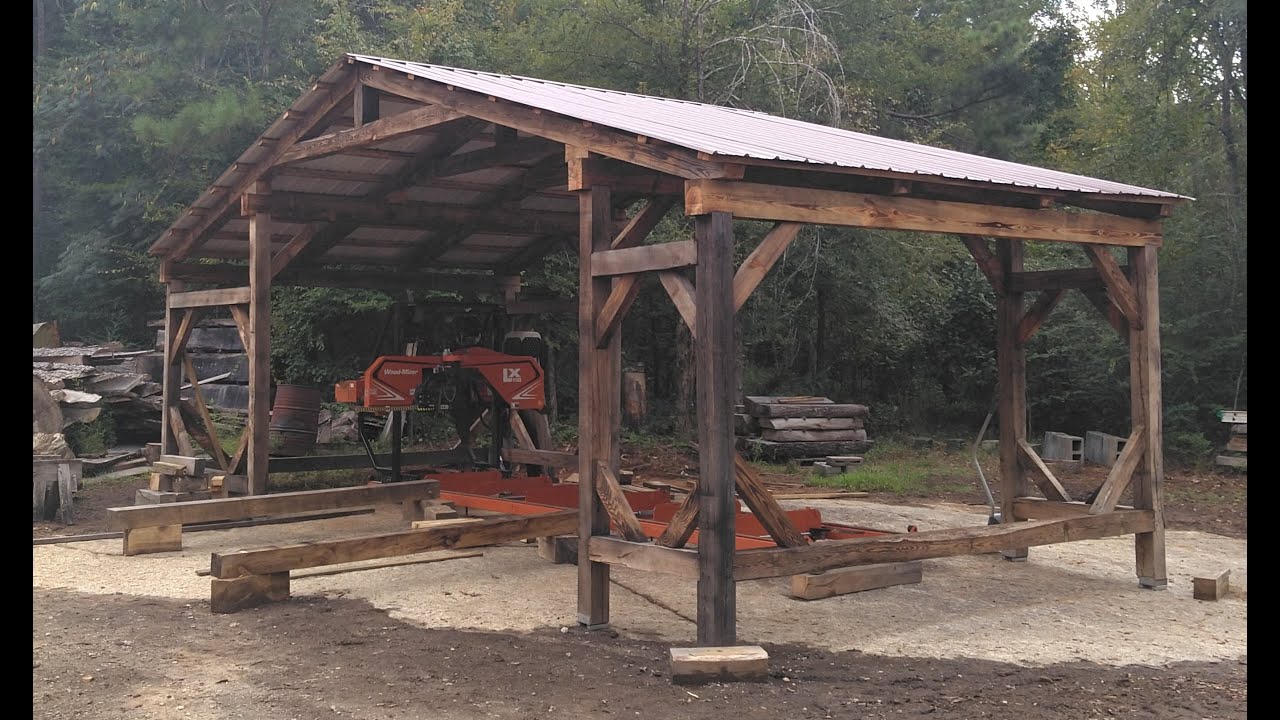 Timber build sawmill shed- #111