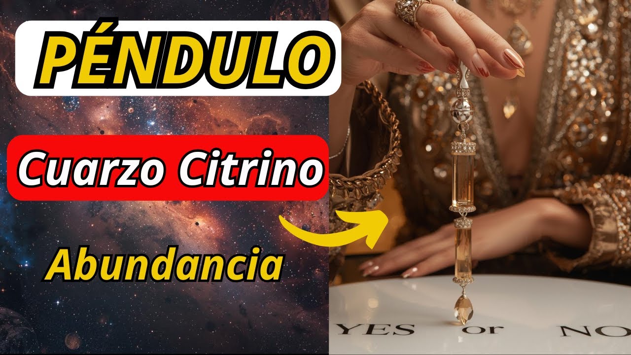 El Poder Oculto del Péndulo Citrino para la Prosperidad
