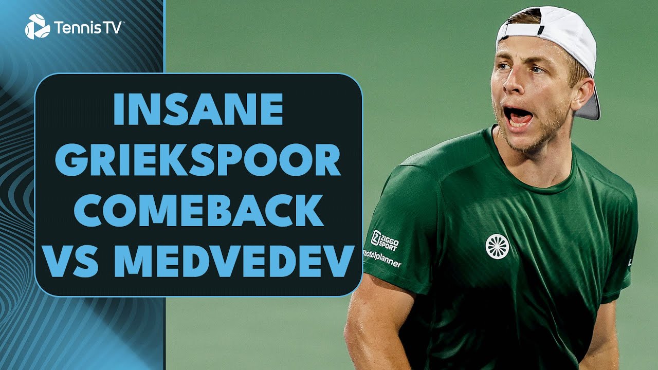 DRAMATIC Medvedev vs Griekspoor Conclusion 🤯 | Dubai 2025 Highlights
