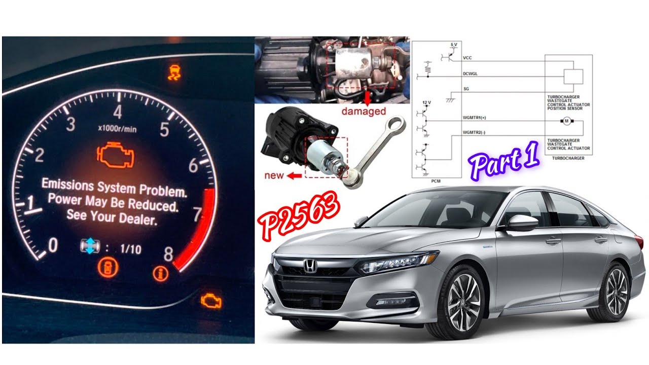 Honda Accord 2020(Part1)#P2563 #P003A Engine Pickup Issue & Dashboard All Warning Lights Illuminate❓
