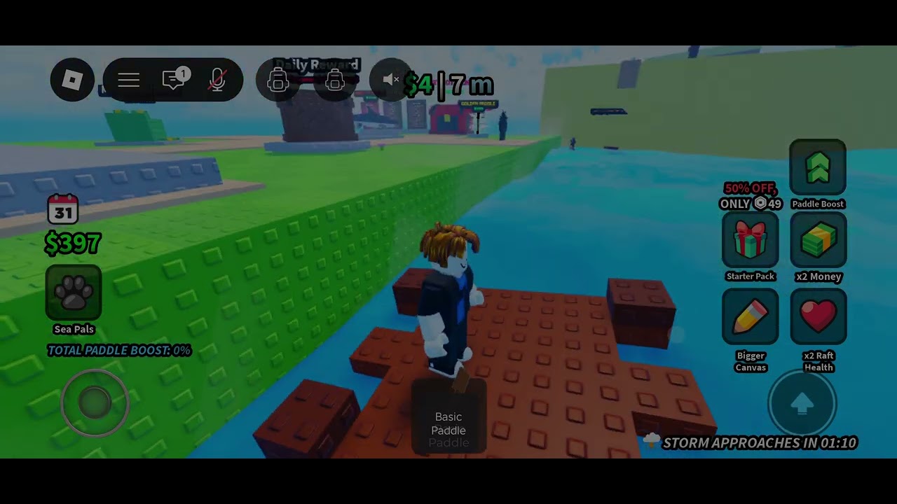BERAMAIN MEMBANGUN RAFT AND SAIL ' (ROBLOX)