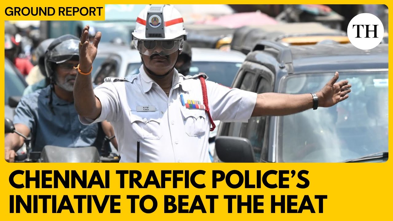 Chennai traffic police use &lsquo;air-conditioned helmets&rsquo; to keep a cool head this summer