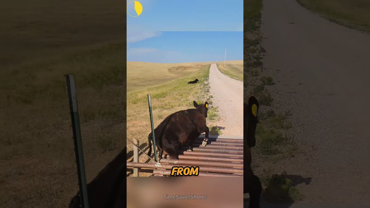 How a Cattle Grid Keeps Animals Away 🐄🚫