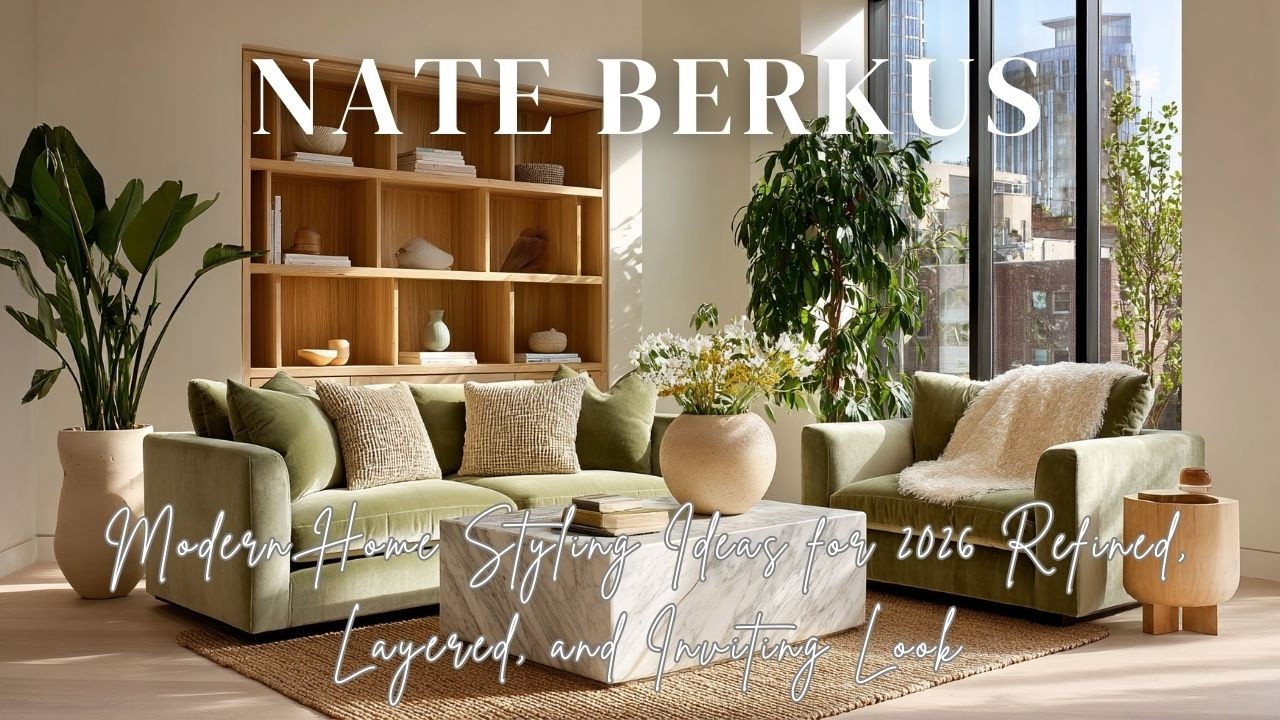 Modern Home Styling Ideas for 2026 Influenced by Nate Berkus’ Refined, Layered, and Inviting Look