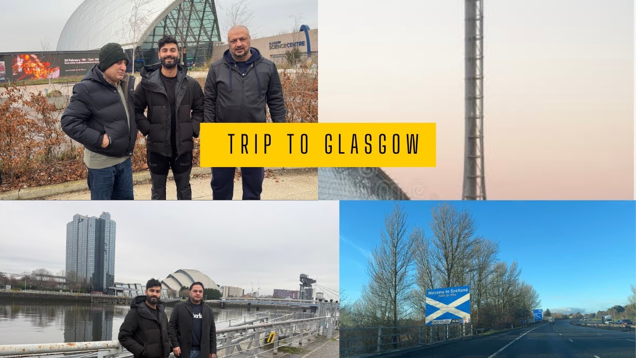 Birmingham to Glasgow (Scotland) سکاٹ لینڈ 