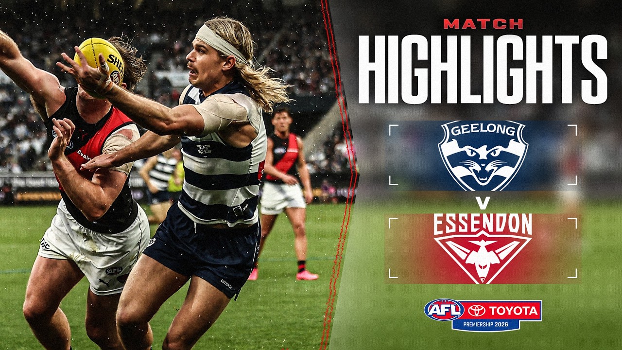 Geelong Cats v Essendon Highlights | Round 22, 2026 | AFL