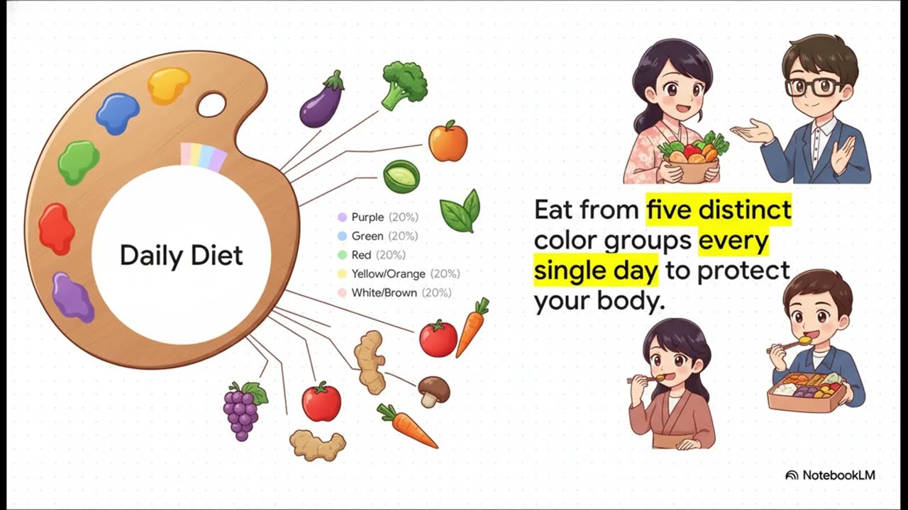🍱The Five Colors of Japanese Longevity