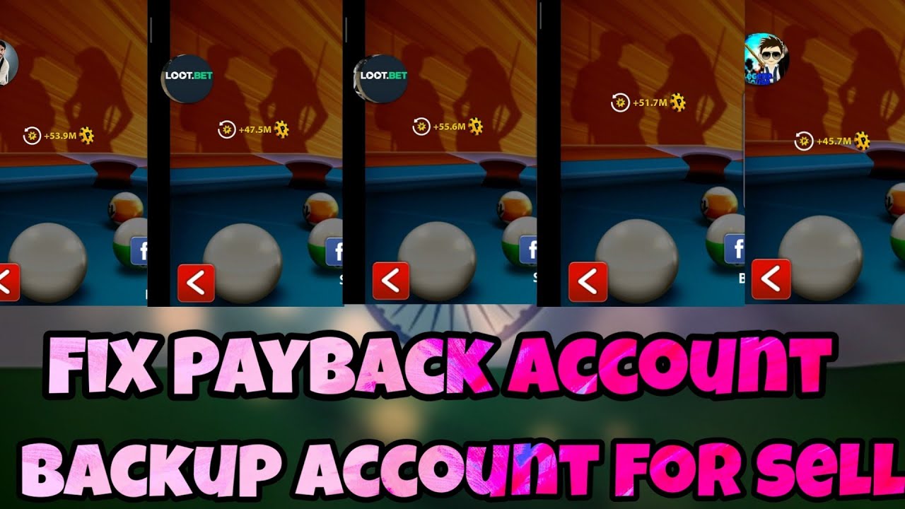 Fix Payback Account Sell | #8ballpool