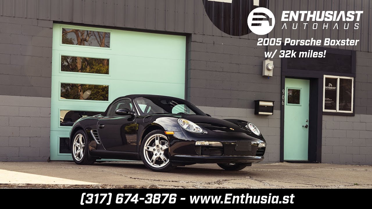 2005 Porsche Boxster Manual with 32k Miles For Sale