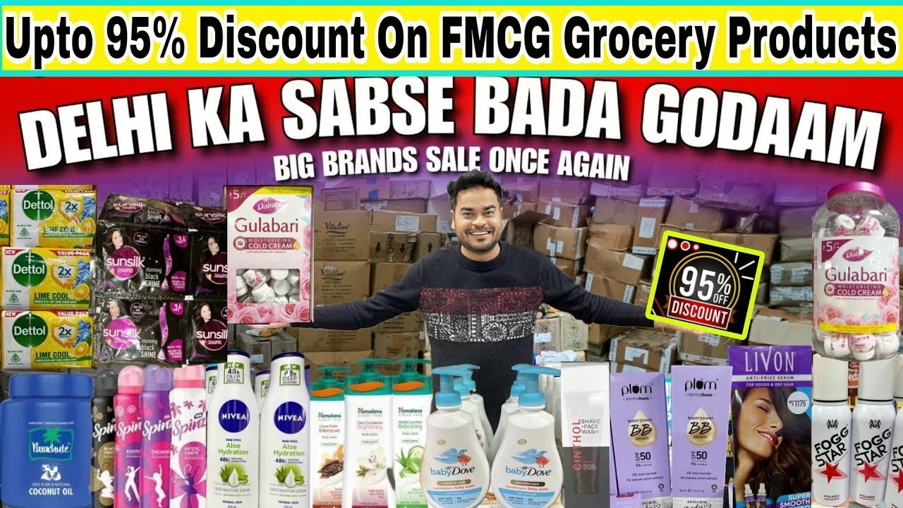 Upto 95% Off Fmcg Grocery Items || Biggest FMCG Warehouse In India || 100% Original FMCG Products