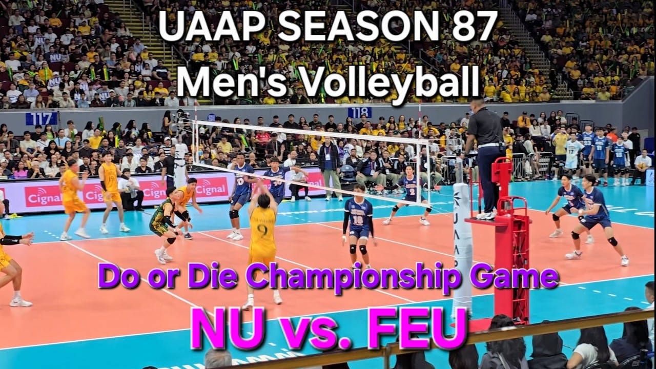 NU vs. FEU, Do or Die, Championship Game, UAAPS87, Men's Volleyball, May 17, 2025