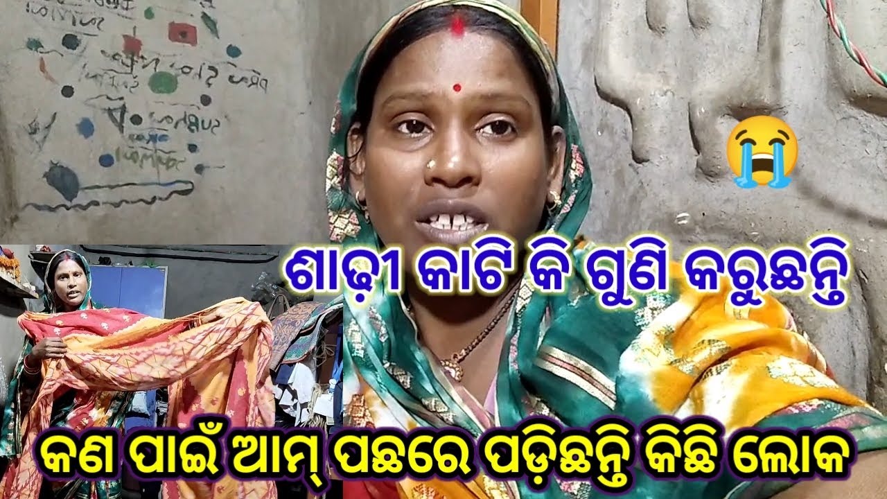 ସବୁ ଶାଢ଼ୀ କାଟୁଛି କିଏ//Subhadra odia vlog//odia vlog 