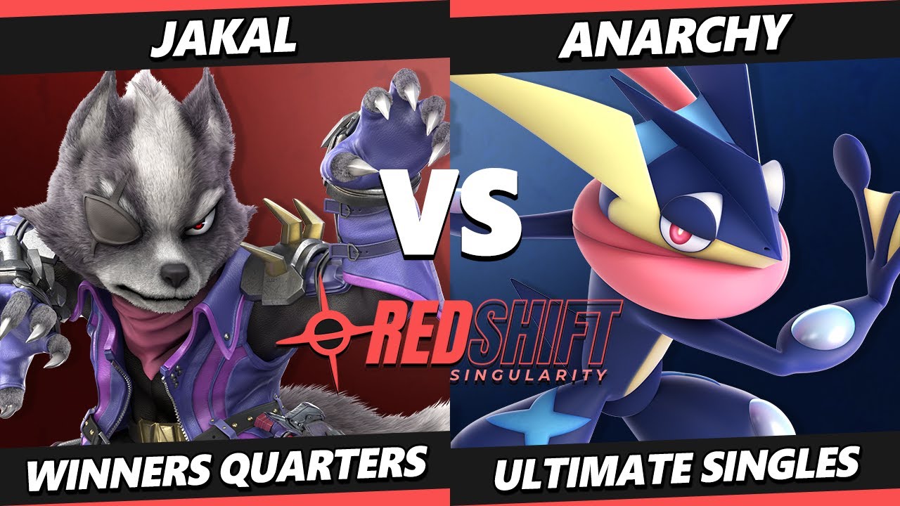 RedShift: Singularity - Jakal (Wolf) Vs. Anarchy (Greninja) Smash Ultimate - SSBU