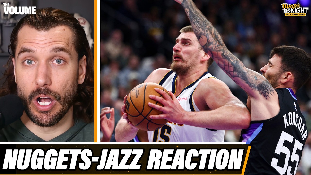 Nuggets-Jazz Reaction: Nikola Jokic HUGE defensive plays + Jamal Murray's big night save Denver