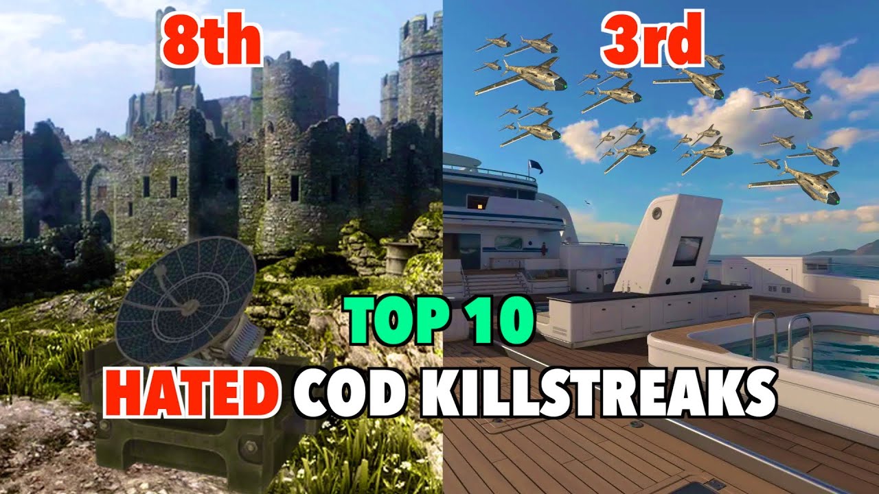TOP 10 MOST HATED Killstreaks in Call of Duty History