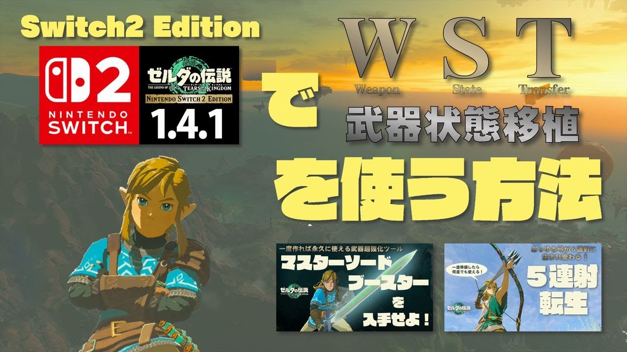 Switch2 Edition でWST（武器状態移植）を使う方法【ティアキン】