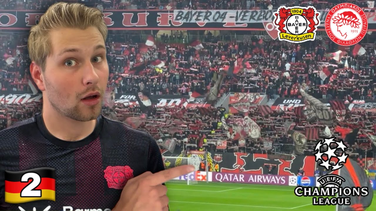 AMAZING ATMOSPHERE AS IN CHAMPIONS LEAGUE KNOCK-OUTS!! Bayer Leverkusen - Olympiakos Matchday Vlog