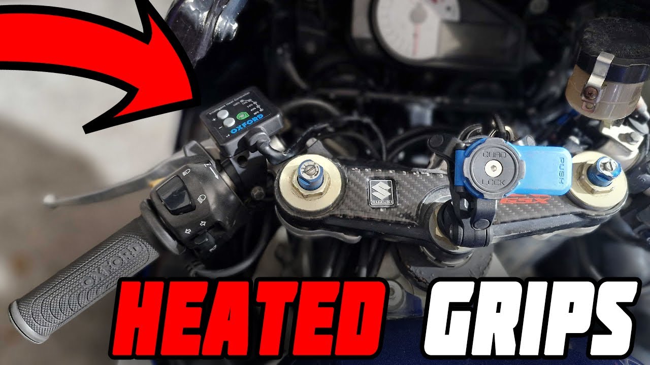 How to install Oxford Heated Grips on a sportsbike! Suzuki GSXR K1