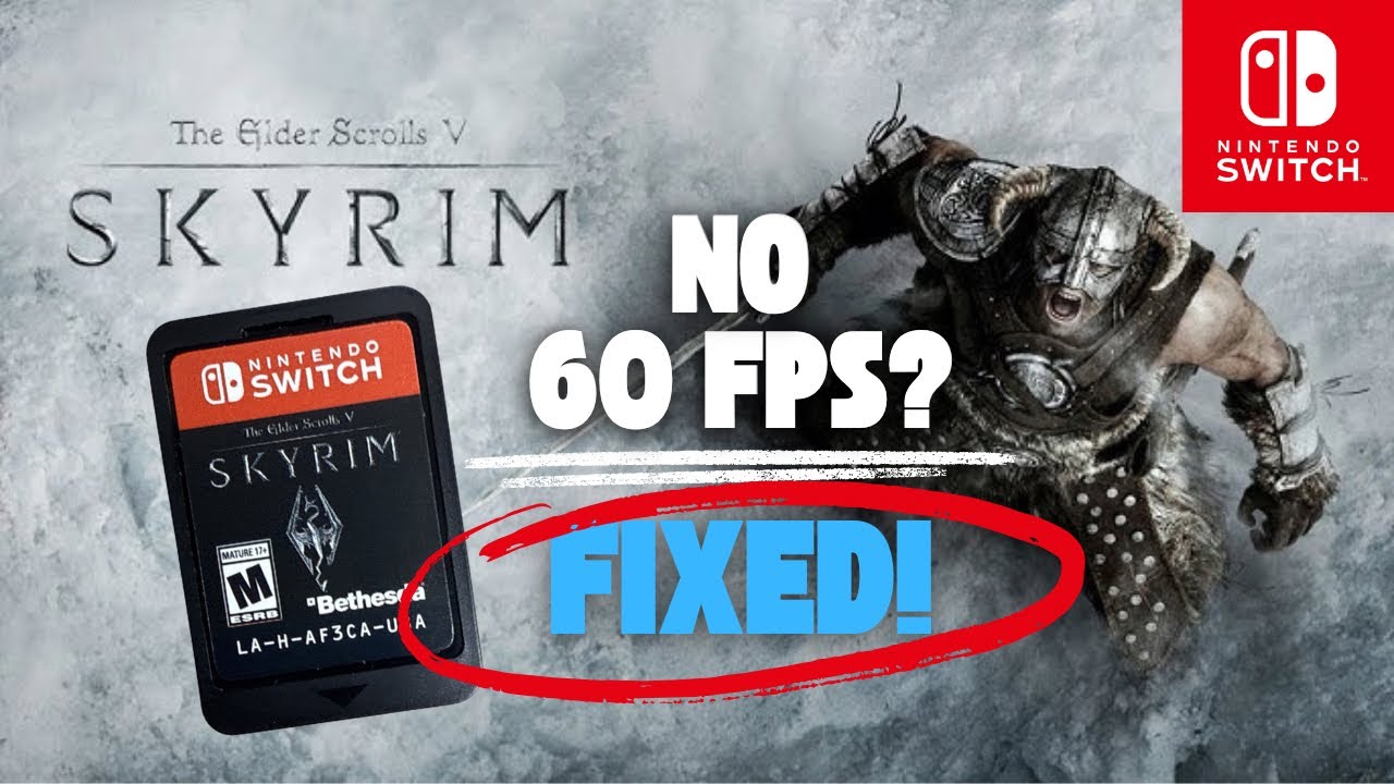 Watch This if You Have the Physical Skyrim Switch Cart! (FIXED)