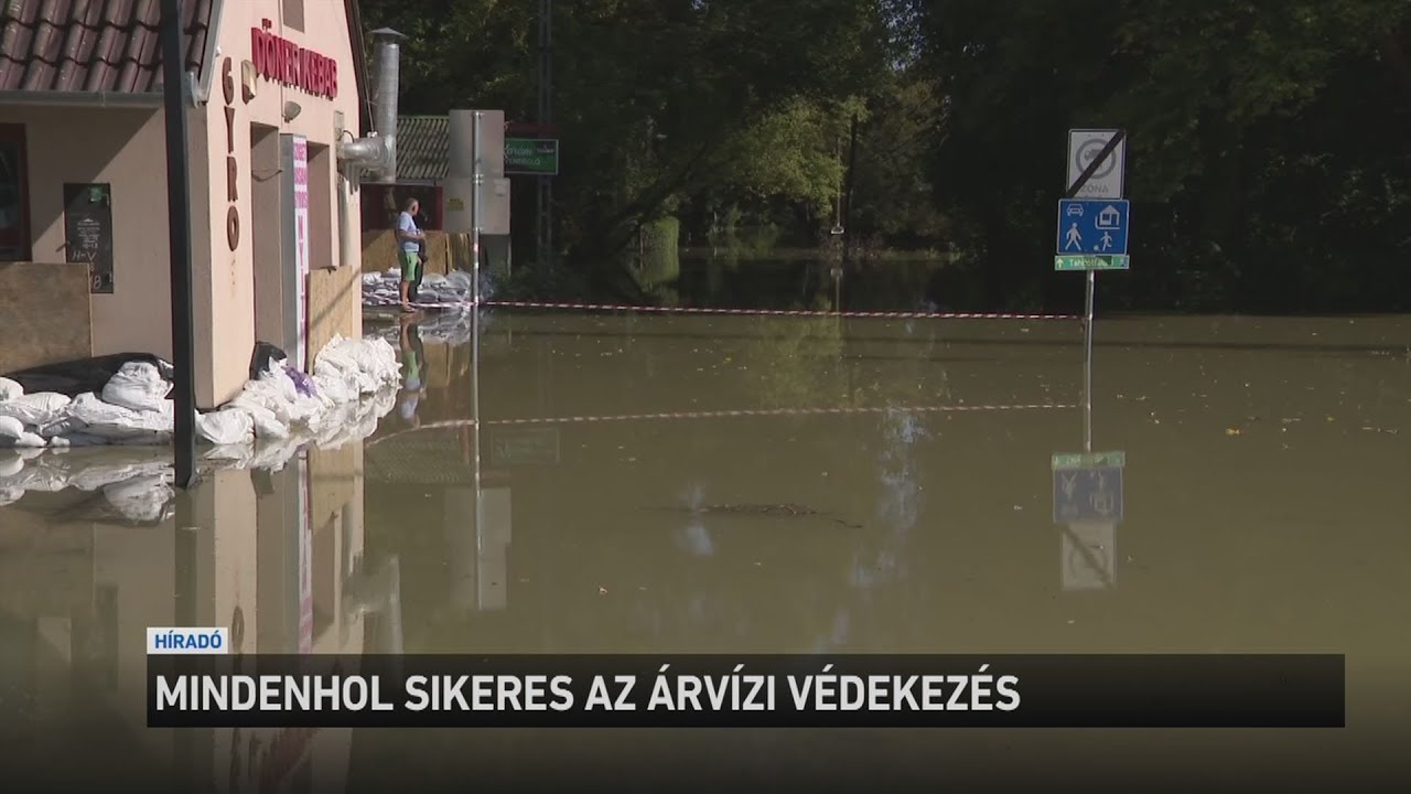 Vácott és Szentendrén is ma tetőzött a Duna