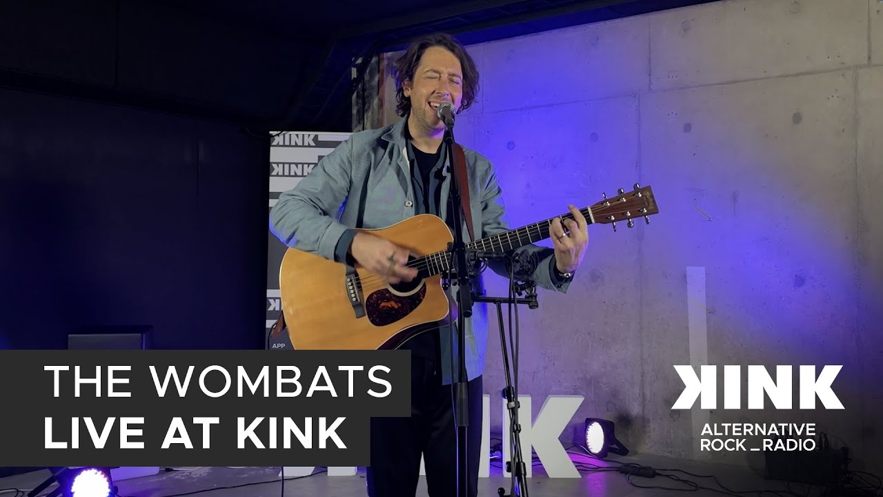 The Wombats in de KINK Live Bunker