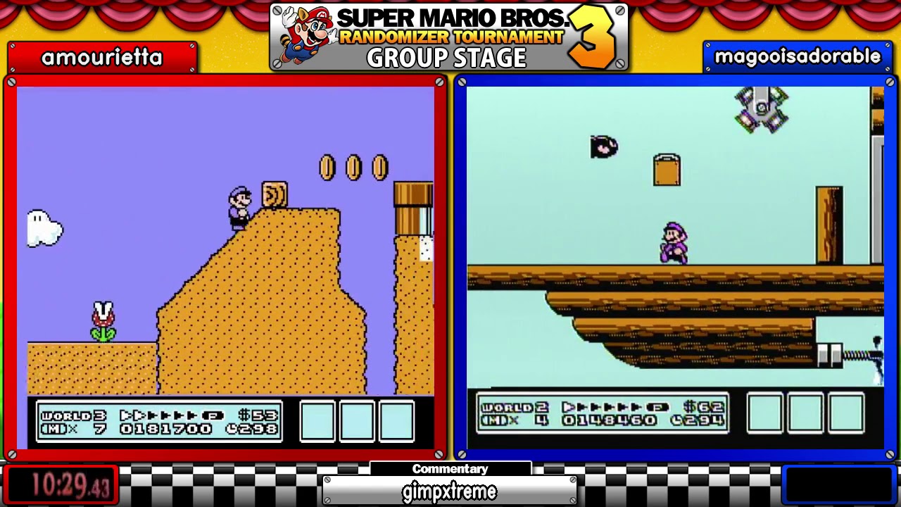 amourietta vs magooisadorable. SMB3 Randomizer Tournament 2019