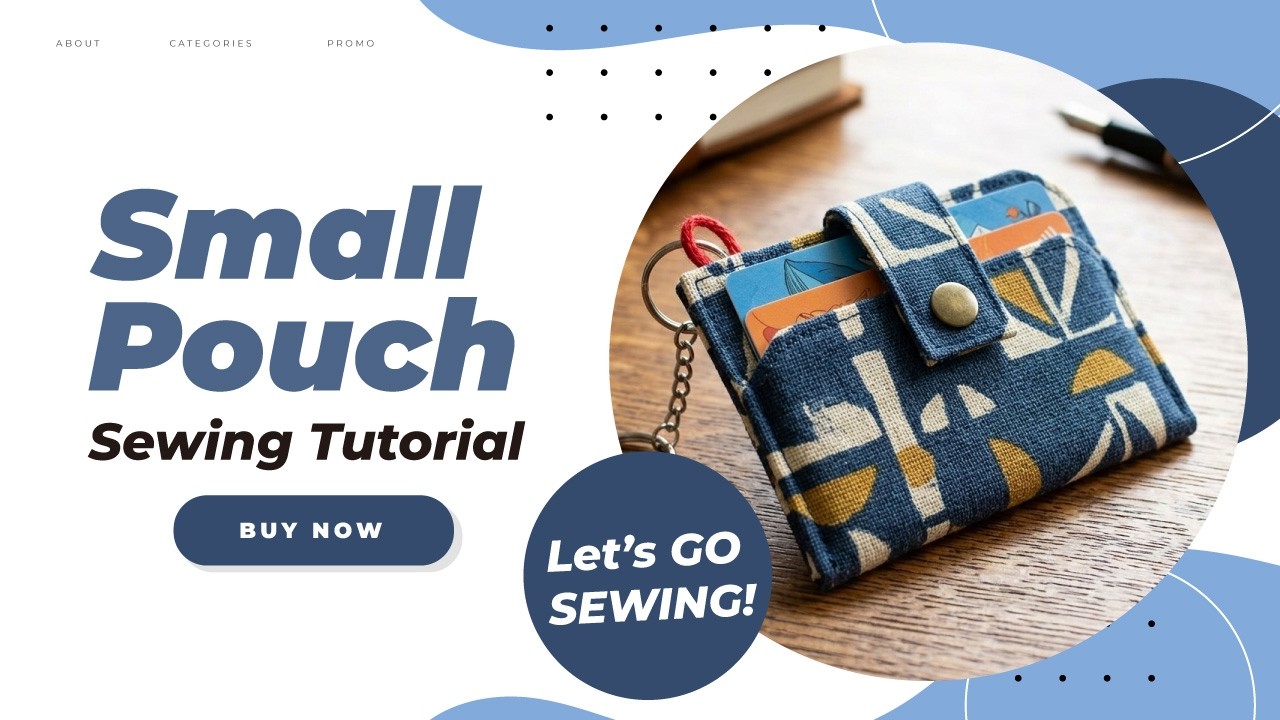 FabricBear「Small Pouch Sewing Tutorial」