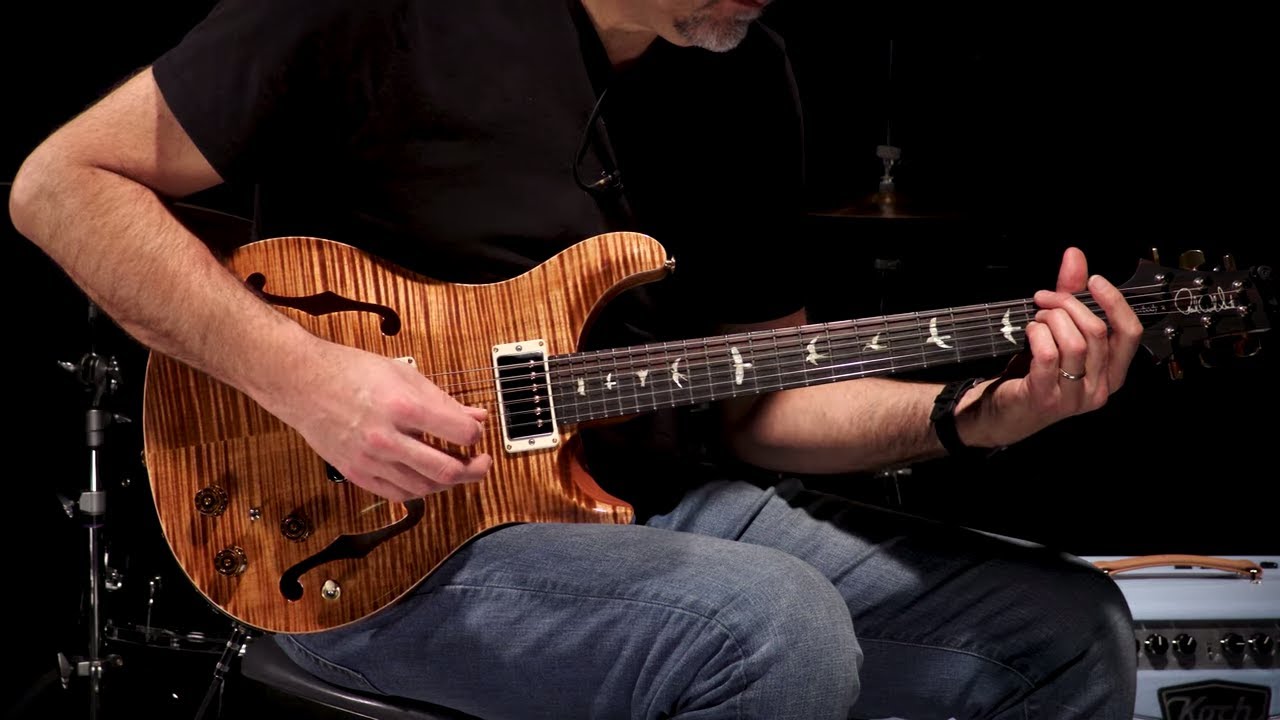 PRS Guitars Wood Library Hollowbody II - Brazilian Rosewood  •  SN: 18257323