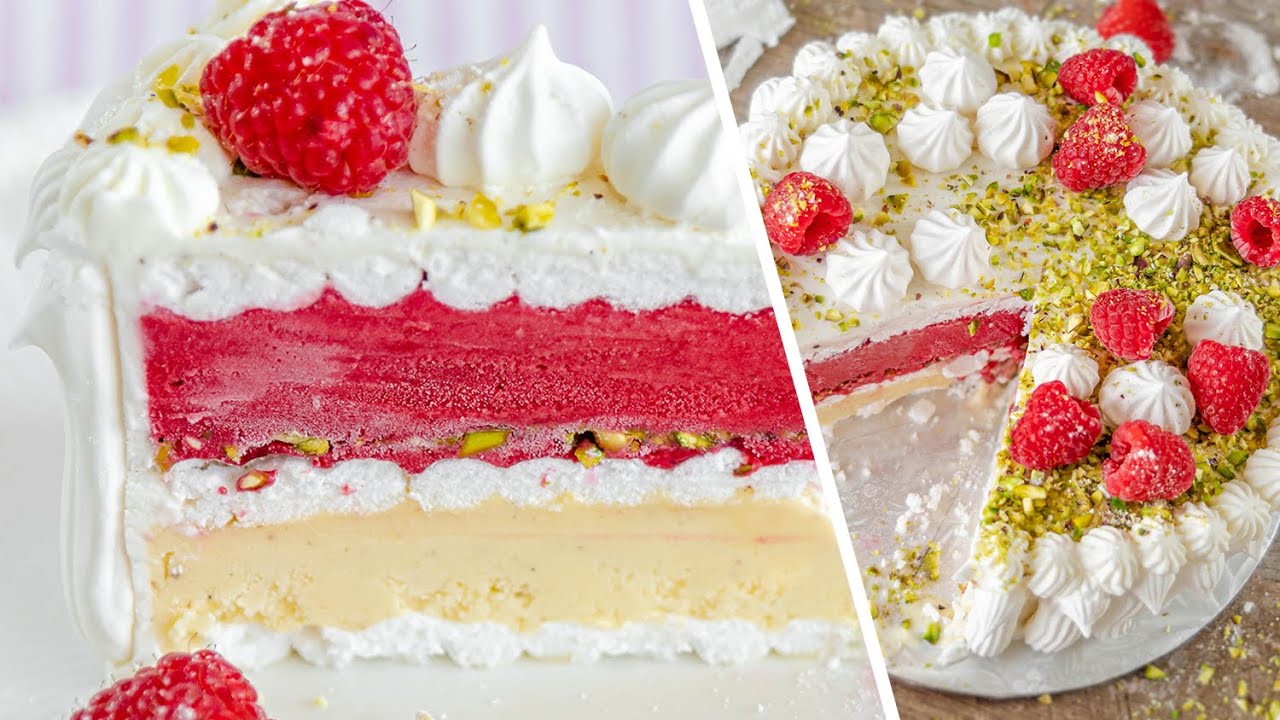 В жару необходим! ТОРТ МОРОЖЕНОЕ ВАШРАН | французский десерт Vacherin Glacé | простой рецепт