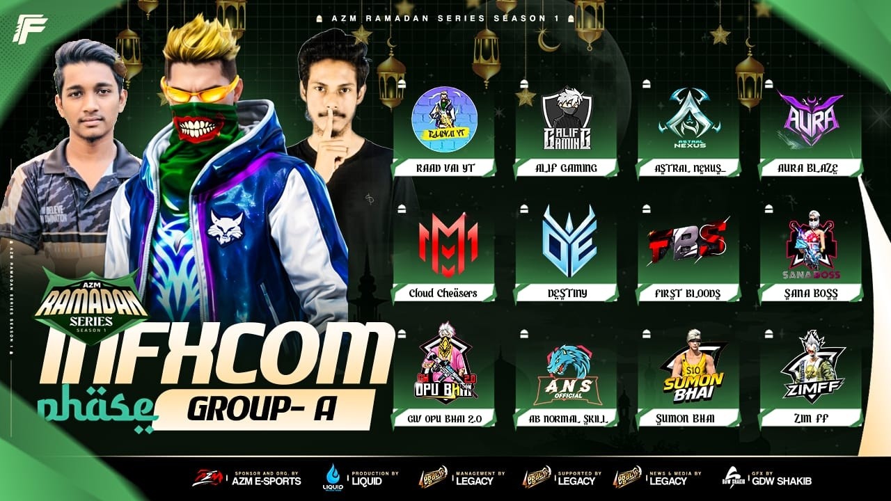 [🚨LIVE] AZM RAMADAN SERIES S-1 || INFxCOM PHASE R-1 G-A || PRESENTED BY LEGACY E-SPORTS
