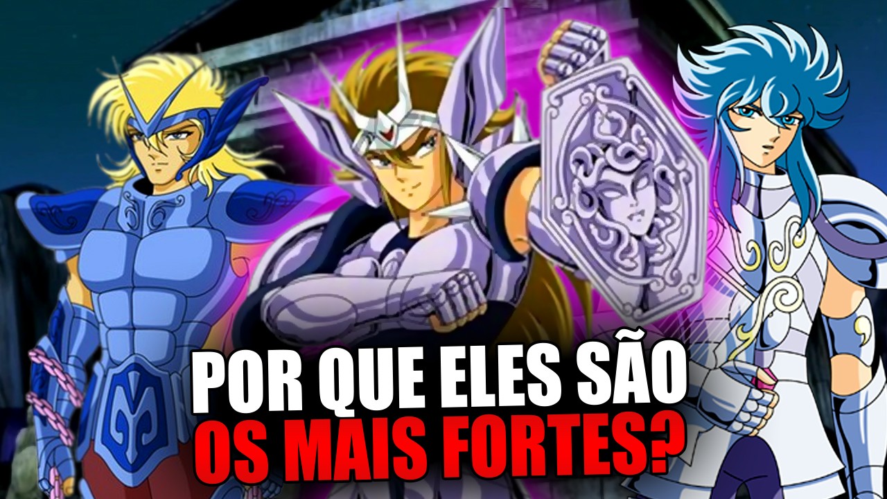 POR QUE ALGOL,  ALBION E ORFEU SÃO OS CAVALEIROS DE PRATA MAIS PODEROSOS? Saint Seiya