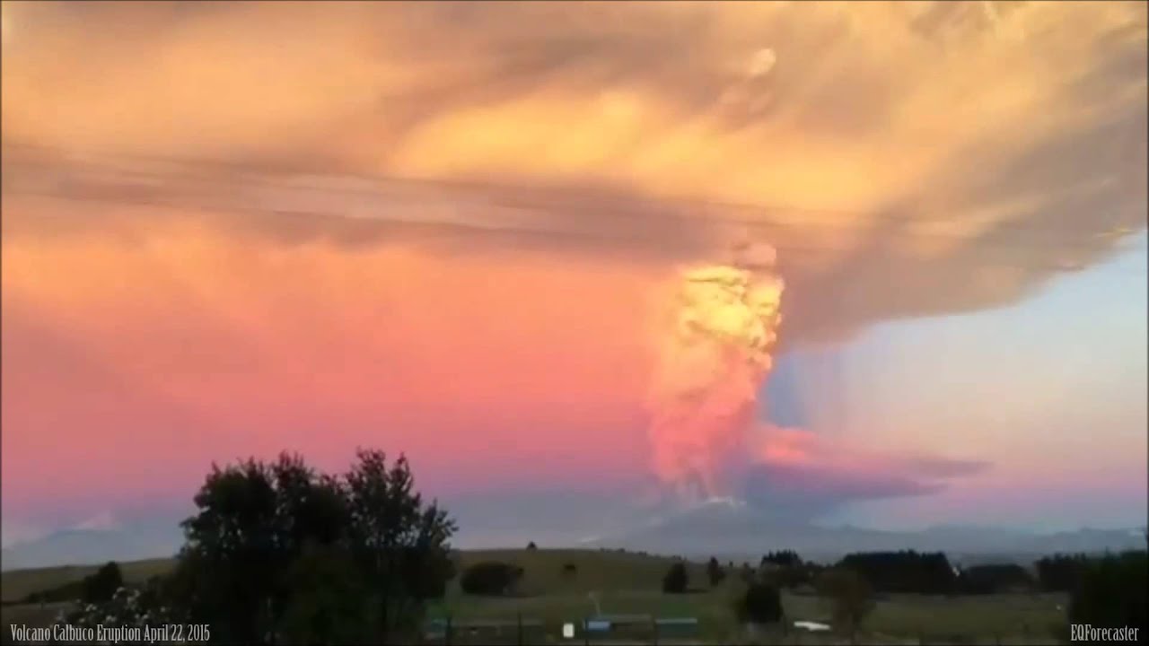 Calbuco Volcano In Eruption Southern Chile | April 22, 2015